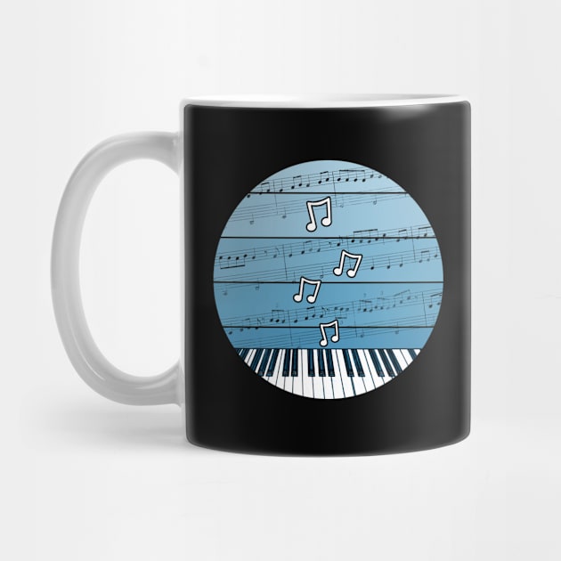 Jazz Pianist Music Notation Piano Teacher Musician by doodlerob